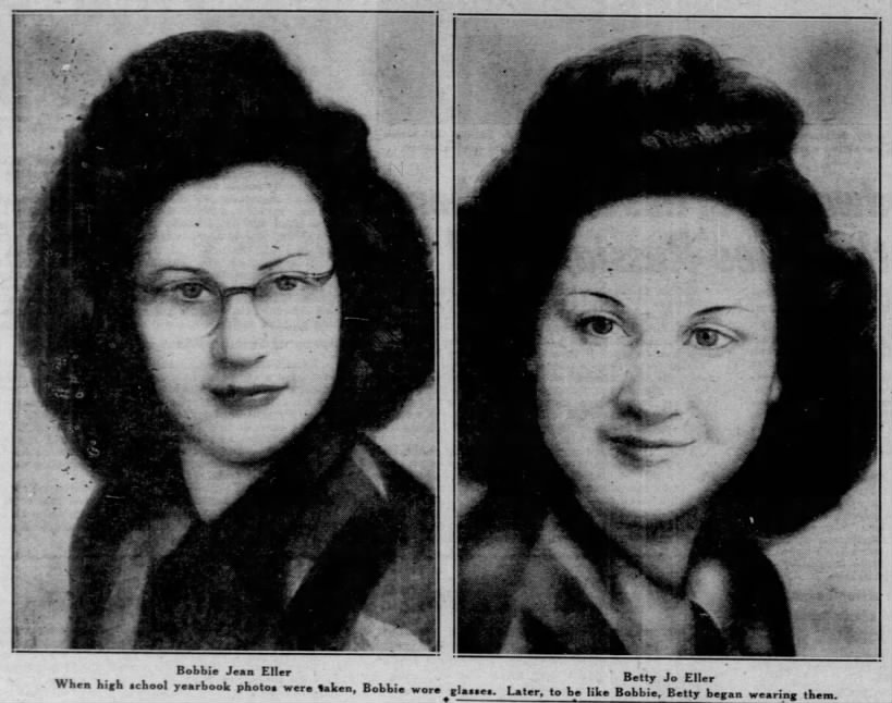 Bobbie Jean and Betty Jo Eller