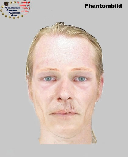 Composite sketch of the suspect. This is how Tristan’s killer may have looked in 1998. (© PP Frankfurt)