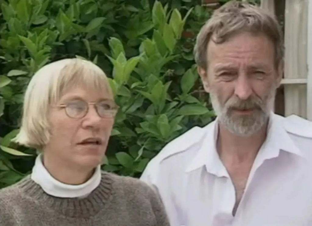 Jill and Sid Bentley at their Ashburton home in 1999, the year their daughter Kirsty was murdered.