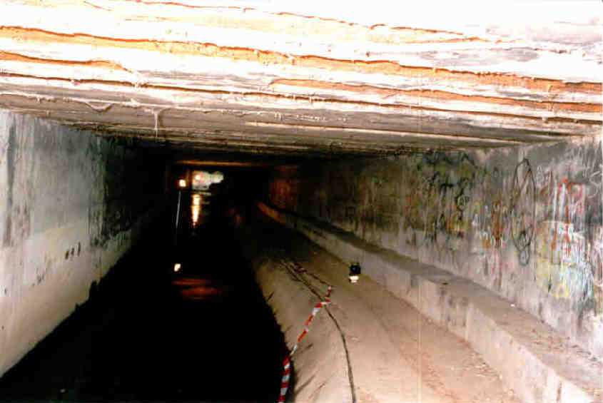 the tunnel where Tristan Brübach body was found
