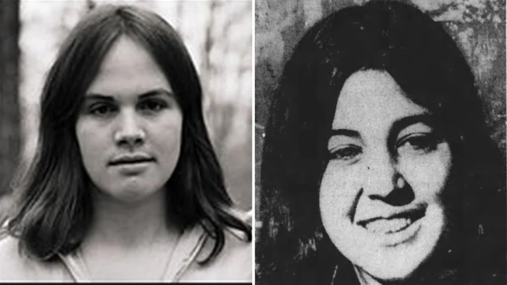 Left: Terri Jentz, who survived a brutal axe attack. Right: Avra Goldman, her friend who was attacked alongside her in Redmond, Oregon.