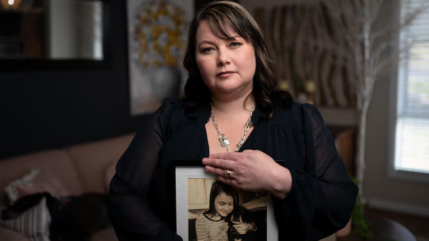 Rebekah Porter, Orange, New South Wales, 2024. Mother of Bridgette "Biddy" Porter, murdered in 2020.