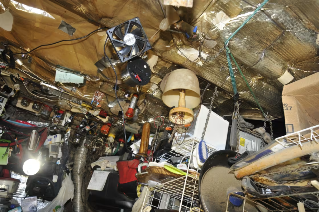 Jeremiah Button's hidden bunker. Photo: Marathon County Sheriff's Office.