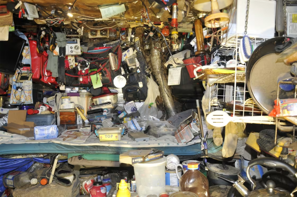 Jeremiah Button's underground bunker. Photo: Marathon County Sheriff's Office.