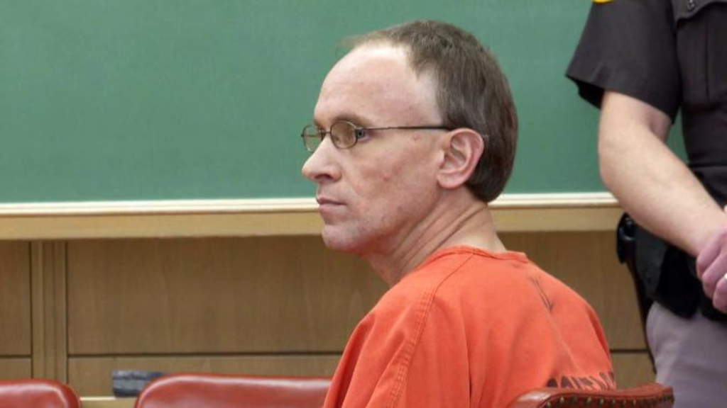 Jeremiah Button at his sentencing hearing, Portage County, October 2019. Photo: WSAW