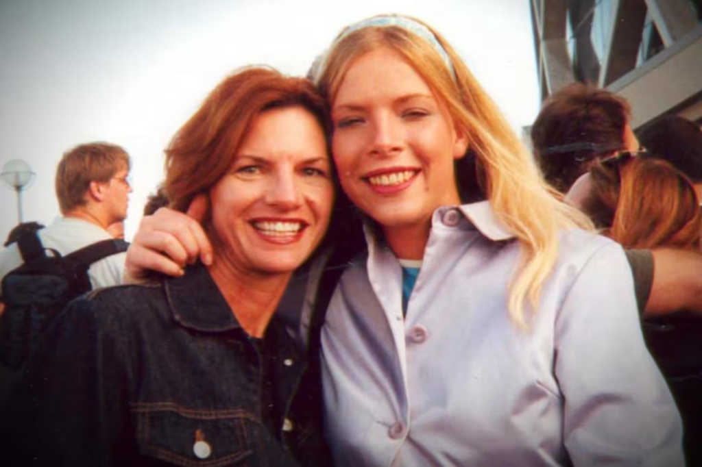 Kristi Johnson with her mother, Terry Hall, in 2001, two years before her death at 21. Photo: Dateline/NBC.