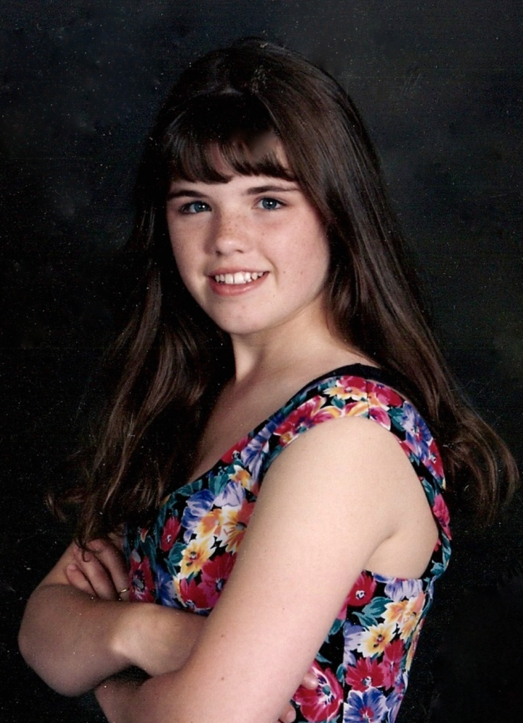 Bonnie Craig, Anchorage, Alaska. School portrait, circa early 1990s. She was 18 years old when she was killed on her way to class on September 28, 1994.