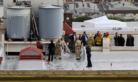 Elisa Lam Checked Into the Cecil Hotel in January 2013 and Was Never Seen Alive Again 5 Emergency crews on the Cecil Hotel rooftop, February 19, 2013, after Elisa Lam's body was found in one of the four water tanks. The tank had to be cut open to recover her.
