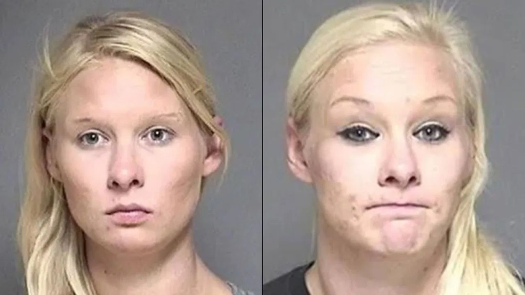 How Samantha Petersen Killed Two Amish Children, Then Had Her Twin Sister Take the Blame 3 Samantha Petersen (left) and her identical twin sister Sarah Beth Petersen (right), both booked by Fillmore County authorities following the September 2023 crash.