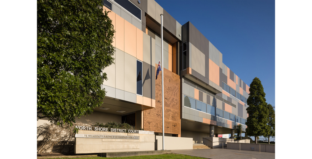 North Shore District Court, Auckland, New Zealand, where Liam Ashley appeared before Judge Barbara Morris on August 24, 2006, hours before his murder.