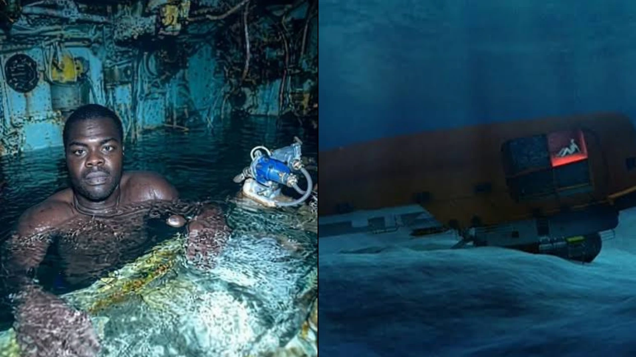 Harrison Okene spent 60 hours in a sunken tugboat while the rescue team came to collect bodies