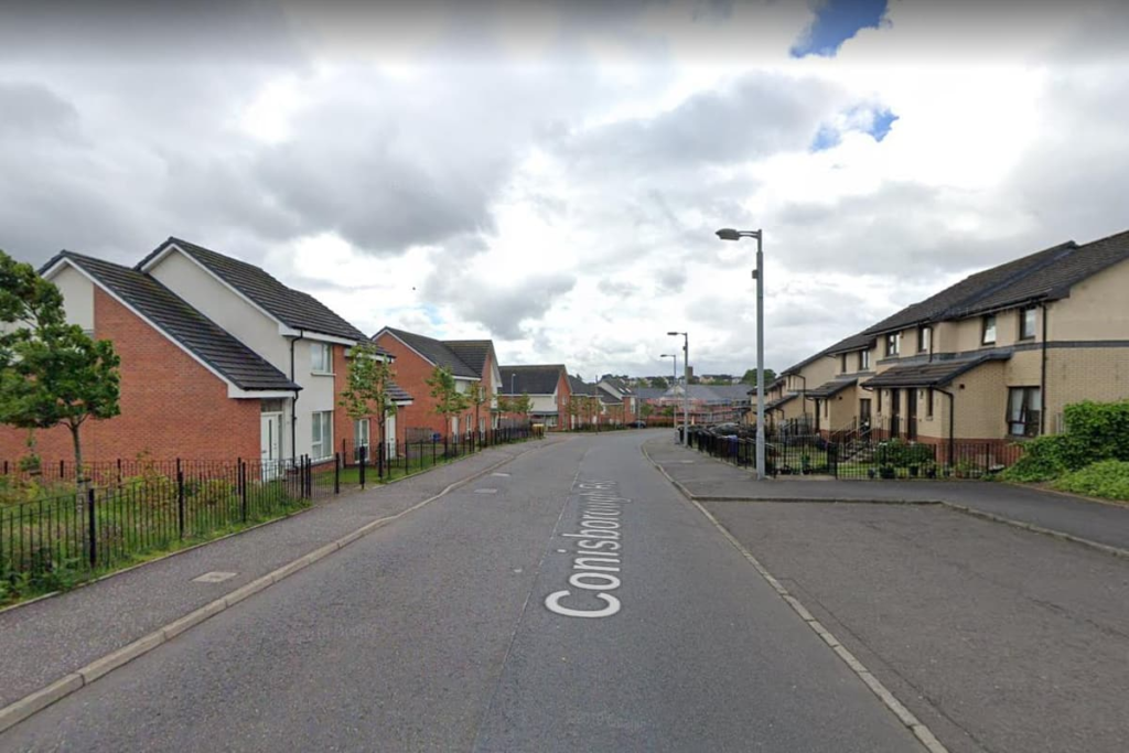 How Rhys Bonner Left Home to Watch Football and Was Never Seen Alive Again 2 Conisborough Road, Easterhouse, Glasgow the street where Rhys Bonner was last seen on CCTV on the night of July 24, 2019.