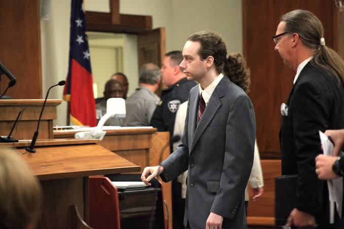 Stephen McDaniel learned police had found Lauren Giddings' body during a live television interview. He had put it there. 5 Stephen McDaniel in court during proceedings related to the murder of Lauren Giddings, Macon, Georgia, 2014.