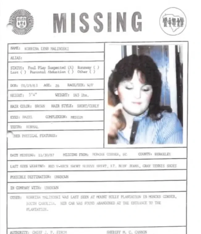 Korrina Malinoski Vanished in 1987. Her Daughter Annette Disappeared from the Same Spot a Year Later. 2 Korrina Malinosk